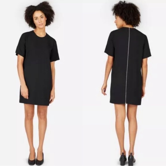 Everlane Dresses & Skirts - EVERLANE Japanese GoWeave Full Back Zip SS Shift Dress TRIACETATE Size 2